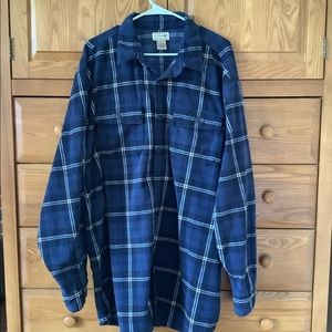 L.L. Bean Fleece Shirt/Jacket XL Tall